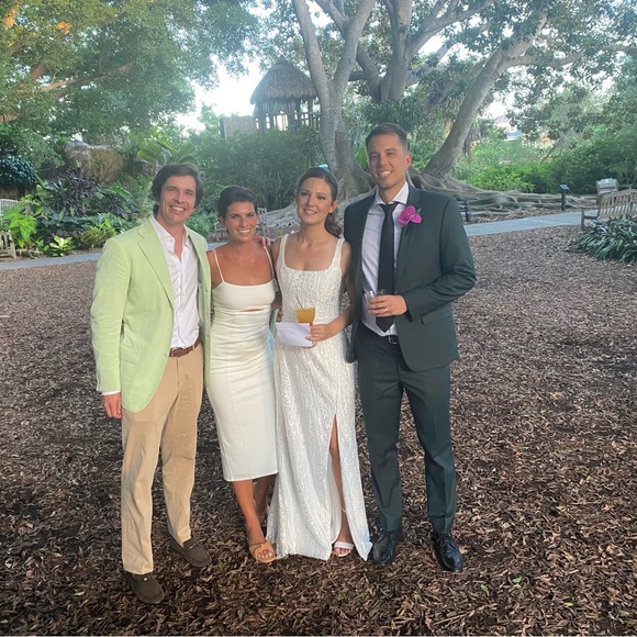 Worn ONCE white midi dress from revolve - Picture 3 of 4